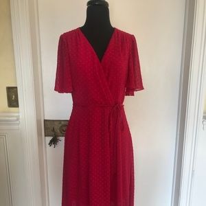 Berry Wrap Dress